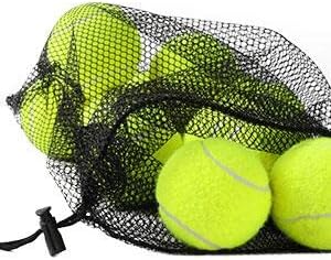 Aspect Practice Tennis Balls, Pressure less Training Exercise Tennis Balls with Easy Transport bag, Soft Rubber Tennis Balls Perfect for Beginners Training Lessons Pet Dog Playing Balls