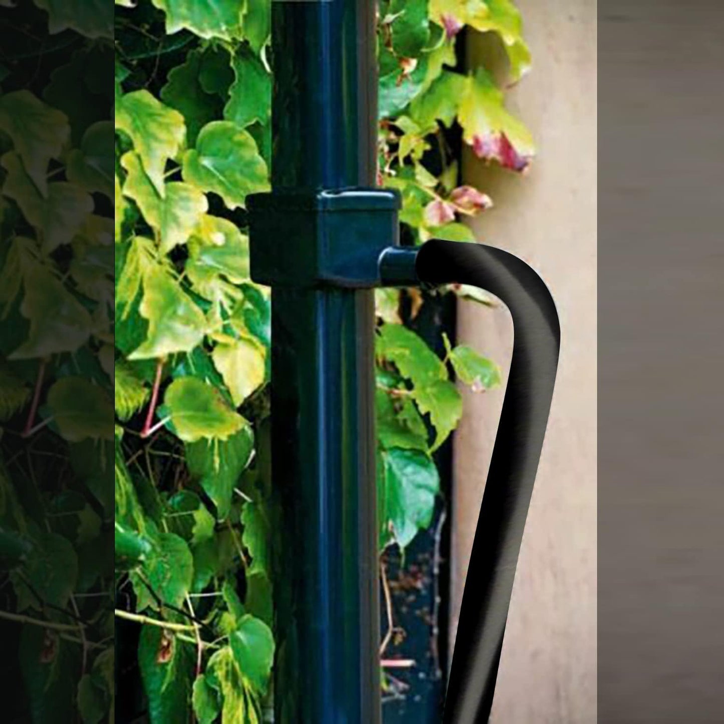 Fine Garden 100L Water Butt Kit with Stand, Tap, Hose, T-Piece, Diverter Complete Rainwater Collector for Eco-Friendly Gardening and Water Conservation and Water with Easy Installation.
