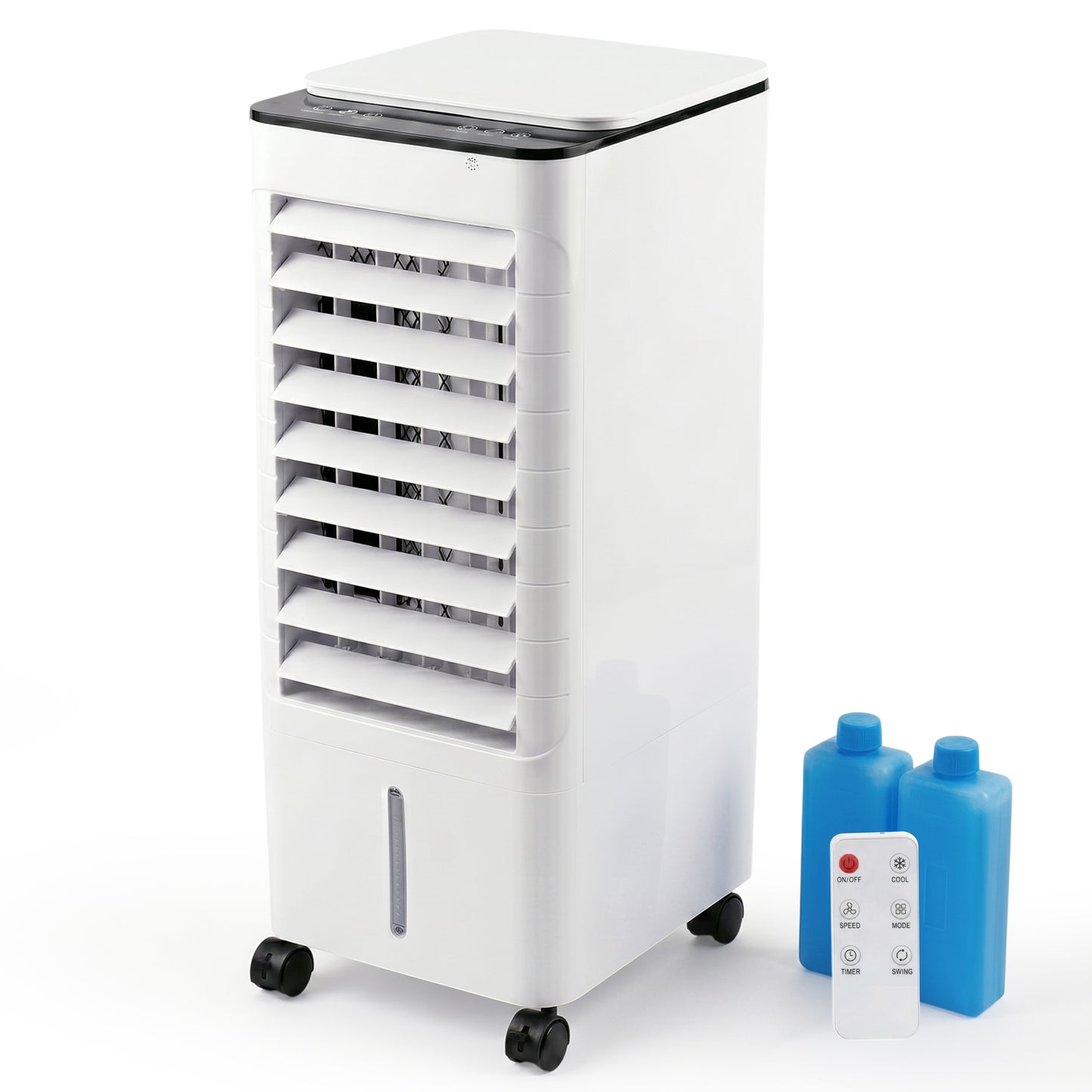 Aspect 6.5L Air Cooler with Remote Control, Portable Evaporative Air Cooler Fan, 3-in-1 Air Conditioner Cooler, Humidifier & Air Purifier, Touch Panel Cooling Fan for Home, Office & Bedroom