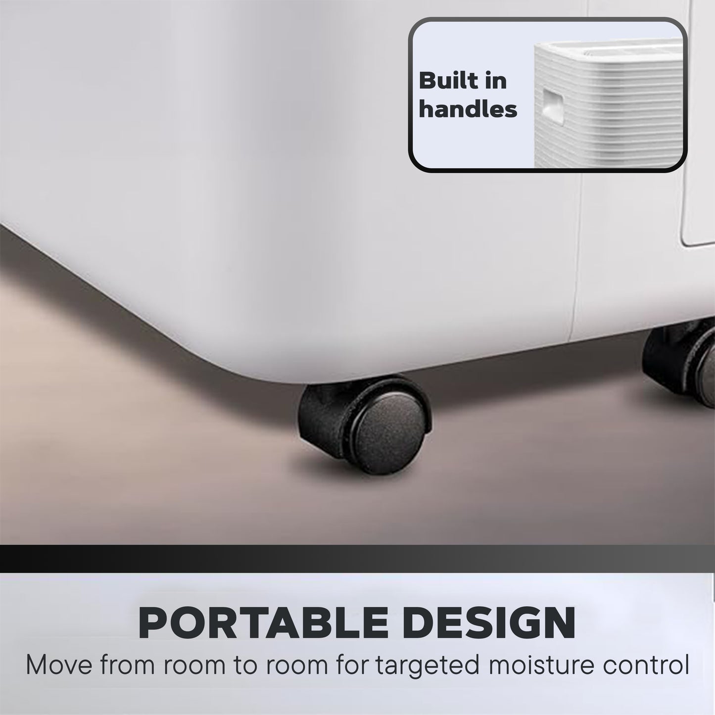 Daewoo 12L/Day Dehumidifiers for Home 3 Operation Modes and User Friendly with LED Display With Indicators, Continuous Drainage, 24 Hour Timer, Ideal for Laundry Room, Basement, Bedroom, Bathroom