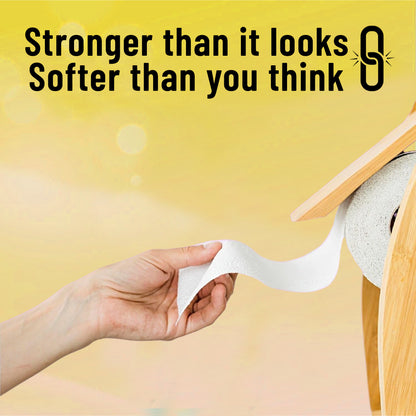 Panda Cuddle Toilet Roll 3-Ply Soft Ultimate Quilts Toilet Paper - Scented Toilet Rolls - Premium Bathroom Scented Toilet Loo Tissue Paper for Luxurious Comfort and Hygiene (Cuddle Lemon, 9 Rolls)