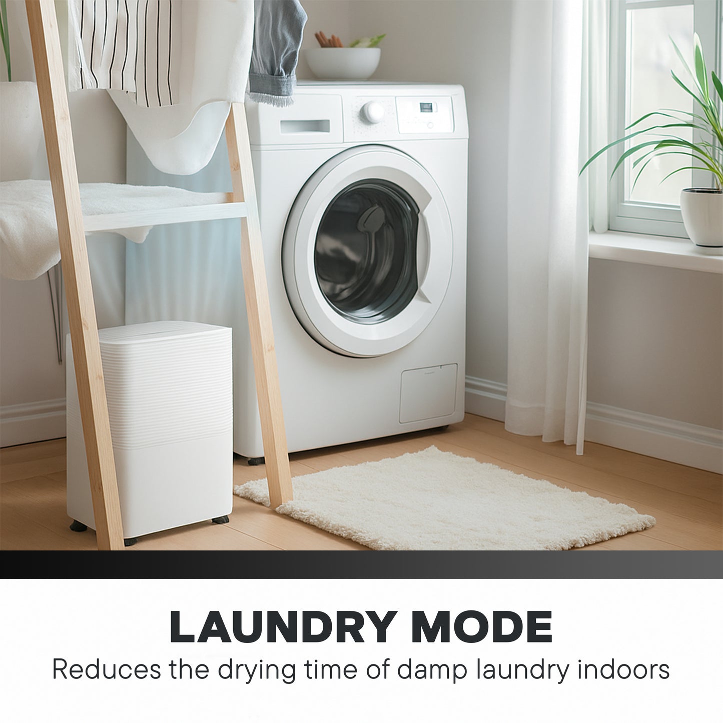 Daewoo 12L/Day Dehumidifiers for Home 3 Operation Modes and User Friendly with LED Display With Indicators, Continuous Drainage, 24 Hour Timer, Ideal for Laundry Room, Basement, Bedroom, Bathroom