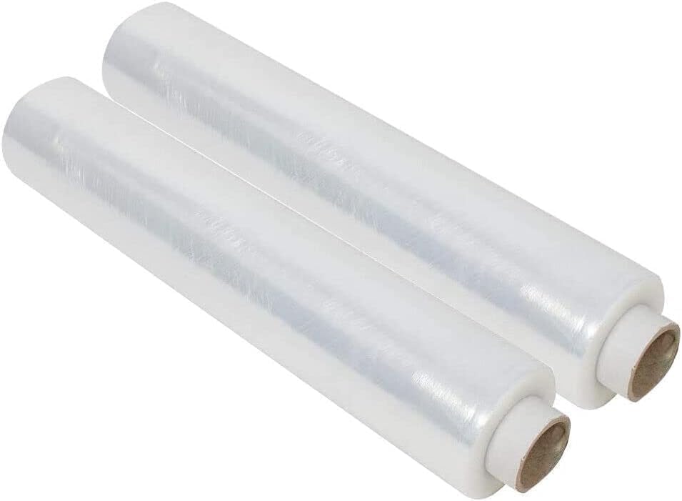 Aspect Thick Pallet Wrap Cling Film | Heavy Duty Shrink Wrap | Tear Resistant Stretch Wrap Rolls 400 mm x 250 m | Moving Essentials for Homes and Industrial use (Clear, 6)