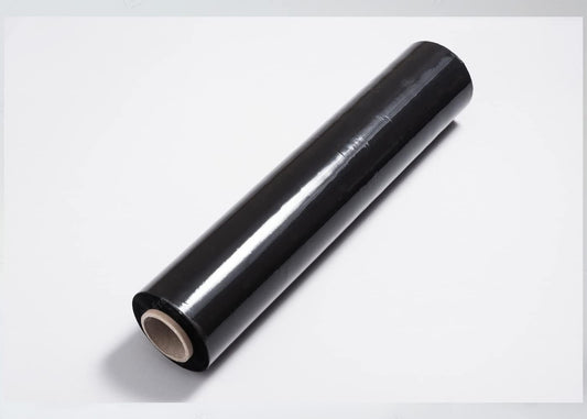 Aspect Thick Pallet Wrap Cling Film | Heavy Duty Shrink Wrap | Tear Resistant Stretch Wrap Rolls 400 mm x 250 m | Moving Essentials for Homes and Industrial use (Black, 1)