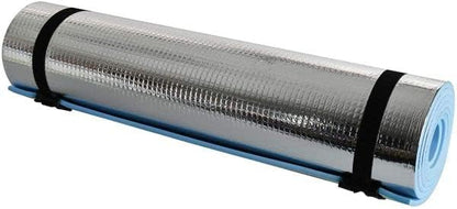 Aspect Camping Mat, 7mm Thick Outdoor Multifunctional Camping Roll Mat with Aluminum Film and Moisture-proof EVA Foam - Ideal for Hiking, Mountaineering, Picnics, and Yoga (Insulated Foam Mat)