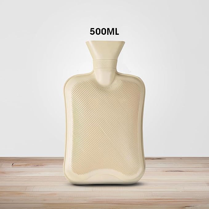 Aspect Hot Water Bottle 2L Sturdy Water Bottle | Hot Water Bag for Pain Relief, Period Pain Warm Feet, Neck, Shoulders, Hot Water Bag | Assorted Colours, Safe and Comfortable