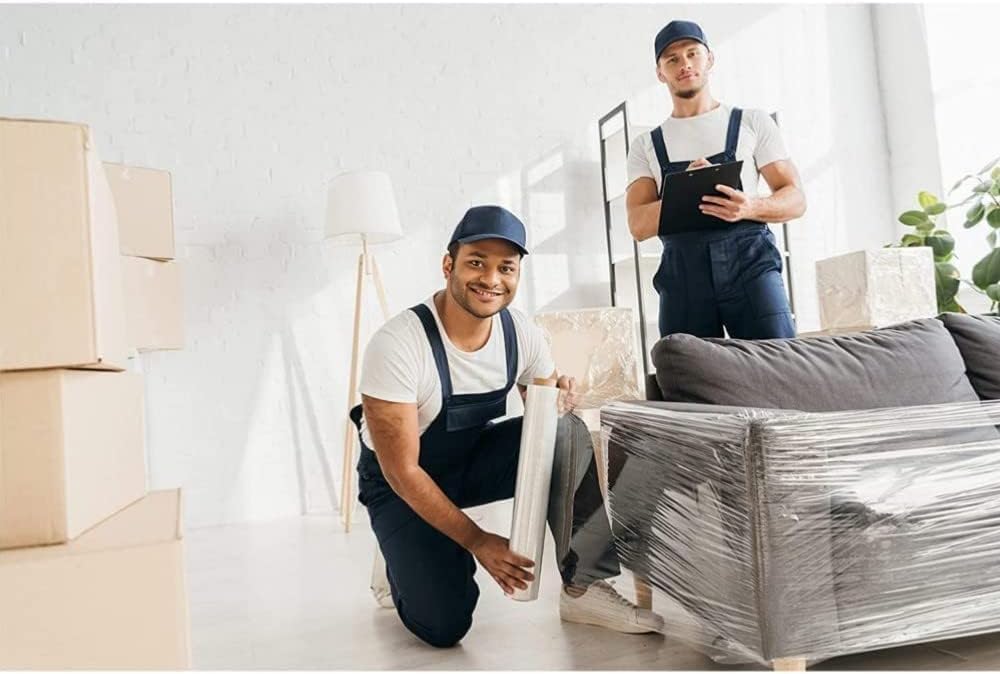 Aspect Thick Pallet Wrap Cling Film | Heavy Duty Shrink Wrap | Tear Resistant Stretch Wrap Rolls 400 mm x 250 m | Moving Essentials for Homes and Industrial use (Clear, 6)