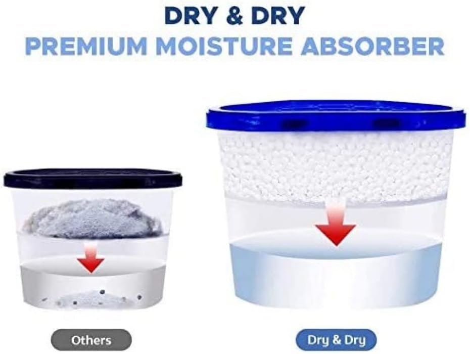 Aspect Dehumidifier 500ml Condensation Remover Moisture Absorber, Dehumidifiers disposable for Damp, Mould, Moisture in Home, Kitchen, Wardrobe, Bedroom, Caravan, Office, Garage, Bathroom -Pack Of 10