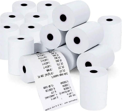 Aspect Thermal Paper Till Rolls 20 Rolls - Till Rolls for POS PDQ EPOS Cash Registers - BPA Free Cash Register Rolls-Made in The UK Pack of 20