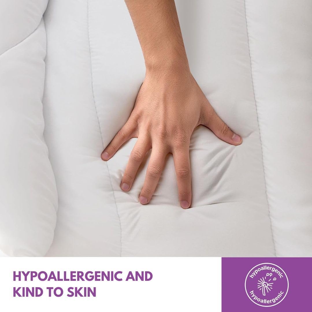 Luxtrous Anti Allergy King Duvet - 13.5 Tog Premium Extra Thick & Warm Anti-Allergy - Anti Bacterial, Soft Touch Cover, Hypoallergenic, Machine Washable (King)