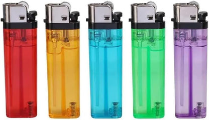 Aspect Multipurpose Disposable Lighters Pack of 20, Multipack Windproof Adjustable Long Lasting Flame, Child Safe Pocket lighters, Gas Lighters Use for Camping, Outdoor BBQ, Candle