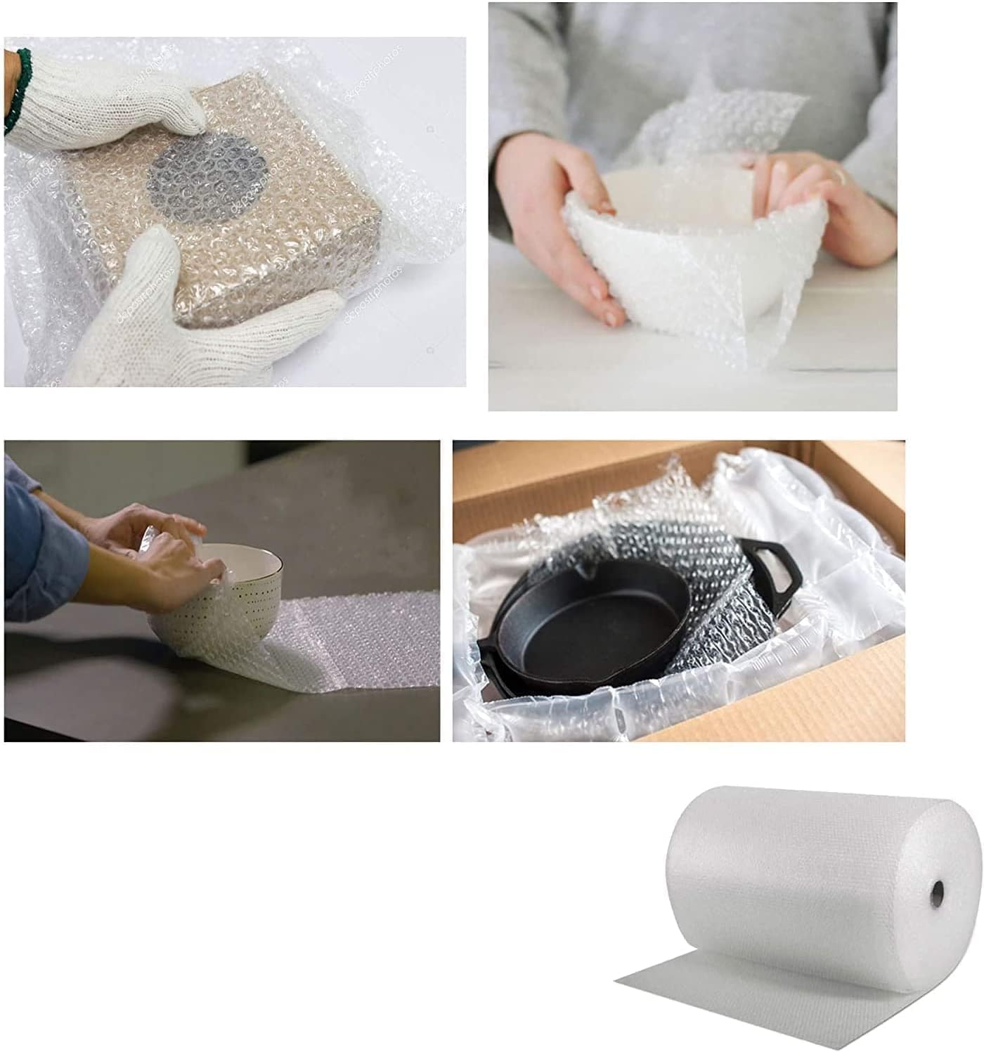 LUXTROUS Bubble Wrap for Moving House (500mm x 100m) Quality Premium Bubble Wrap Roll, Office and Industrial Use Lightweight, Durable, and UK Manufactured