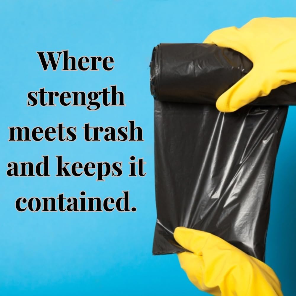 Aspect – Heavy Duty - Premium Plastic Bin Bags – With Diverse Size 50 and 100 Litres – Super Strong and Durable Garbage Bags – Ideal for Home – Office – Kitchen & Other Outdoor Uses (100 Litre)