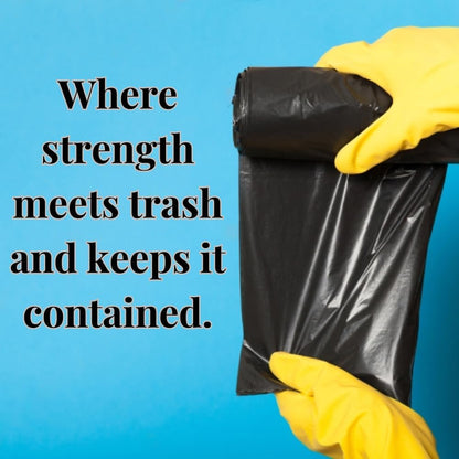 Aspect – Heavy Duty - Premium Plastic Bin Bags – With Diverse Size 50 and 100 Litres – Super Strong and Durable Garbage Bags – Ideal for Home – Office – Kitchen & Other Outdoor Uses (100 Litre)