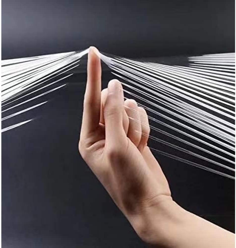 Aspect Thick Pallet Wrap Cling Film | Heavy Duty Shrink Wrap | Tear Resistant Stretch Wrap Rolls 400 mm x 250 m | Moving Essentials for Homes and Industrial use (Clear, 6)