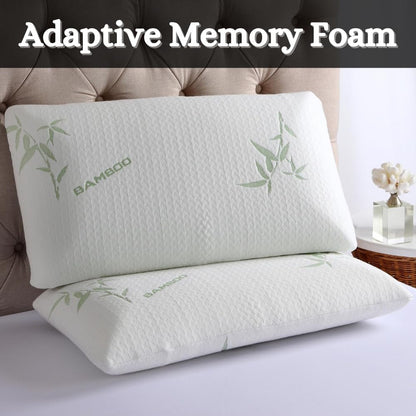 Aspect Bamboo Luxury Memory Foam Pillow Hypoallergenic Pillow for Neck Pain Relief Relax Deep Sleep Anti-Bacterial Premium Support Pillow (1)