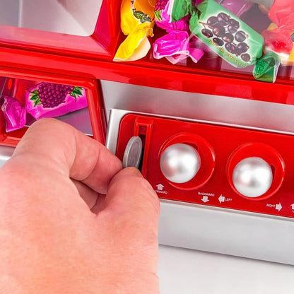 Aspect Candy Grabber Machine Fun Music Catching Candy Machine Plastic Refillable Candy Grabber Catcher with 20 Coins for Adult Kid