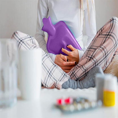 Aspect Hot Water Bottle 2L Sturdy Water Bottle | Hot Water Bag for Pain Relief, Period Pain Warm Feet, Neck, Shoulders, Hot Water Bag | Assorted Colours, Safe and Comfortable