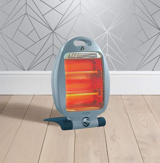 Aspect Halogen Heater - Electric Heater with 3 Heat Setting - Silent Overheat & Tip-Over Protected Room Heaters - Ideal for Home 2 light (800 Watts)