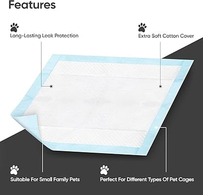 Aspect Puppy Training Pads, 50 Pack 6 Layers of Protectio, Puppy Pads, Water Proof Dog Pee Pad (560mm x 560mm, White)