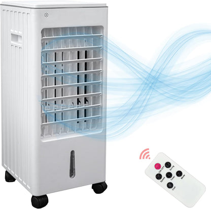 Aspect Air Cooler - 4L Portable Remote Control Air Conditioner Cooler Fan, Evaporative Air Purifier & Humidifier,Touch Panel Display Energy Efficient Cooling for Home & Office