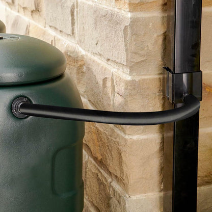 Fine Garden 100L Water Butt Kit with Stand, Tap, Hose, T-Piece, Diverter Complete Rainwater Collector for Eco-Friendly Gardening and Water Conservation and Water with Easy Installation.