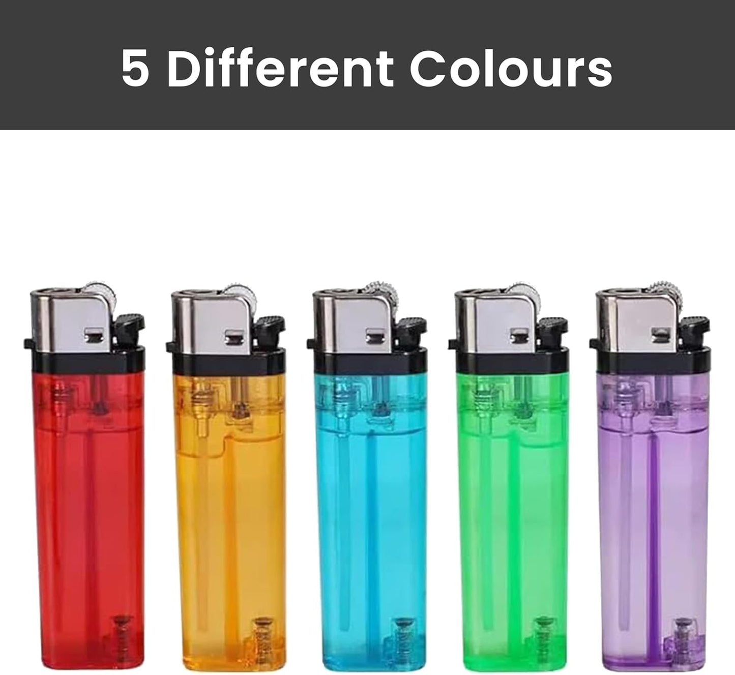 Aspect Multipurpose Disposable Lighters Pack of 20, Multipack Windproof Adjustable Long Lasting Flame, Child Safe Pocket lighters, Gas Lighters Use for Camping, Outdoor BBQ, Candle