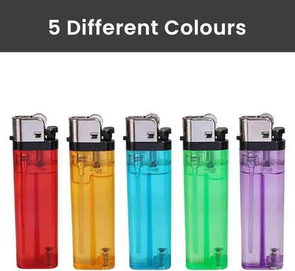 Aspect Multipurpose Disposable Lighters Pack of 20, Multipack Windproof Adjustable Long Lasting Flame, Child Safe Pocket lighters, Gas Lighters Use for Camping, Outdoor BBQ, Candle