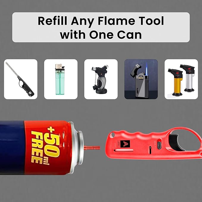 Luxtrous Genuine Clipper Gas - Universal Refill Fluid for Lighters, BBQ, and Cooking - 300ml Capacity - Reliable & Safe Fuel Solution (Pack of 4)