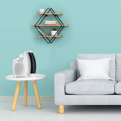 Aspect Electric Heater, Thermo Fan Heater with 2000W Power 2 Heat Settings, Fan Setting, Safety Features & Vertical Design, Heat Protection, Thermostat, Lightweight & Portable for Home & Office