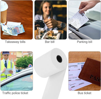 Aspect Thermal Paper Till Rolls 20 Rolls - Till Rolls for POS PDQ EPOS Cash Registers - BPA Free Cash Register Rolls-Made in The UK Pack of 20
