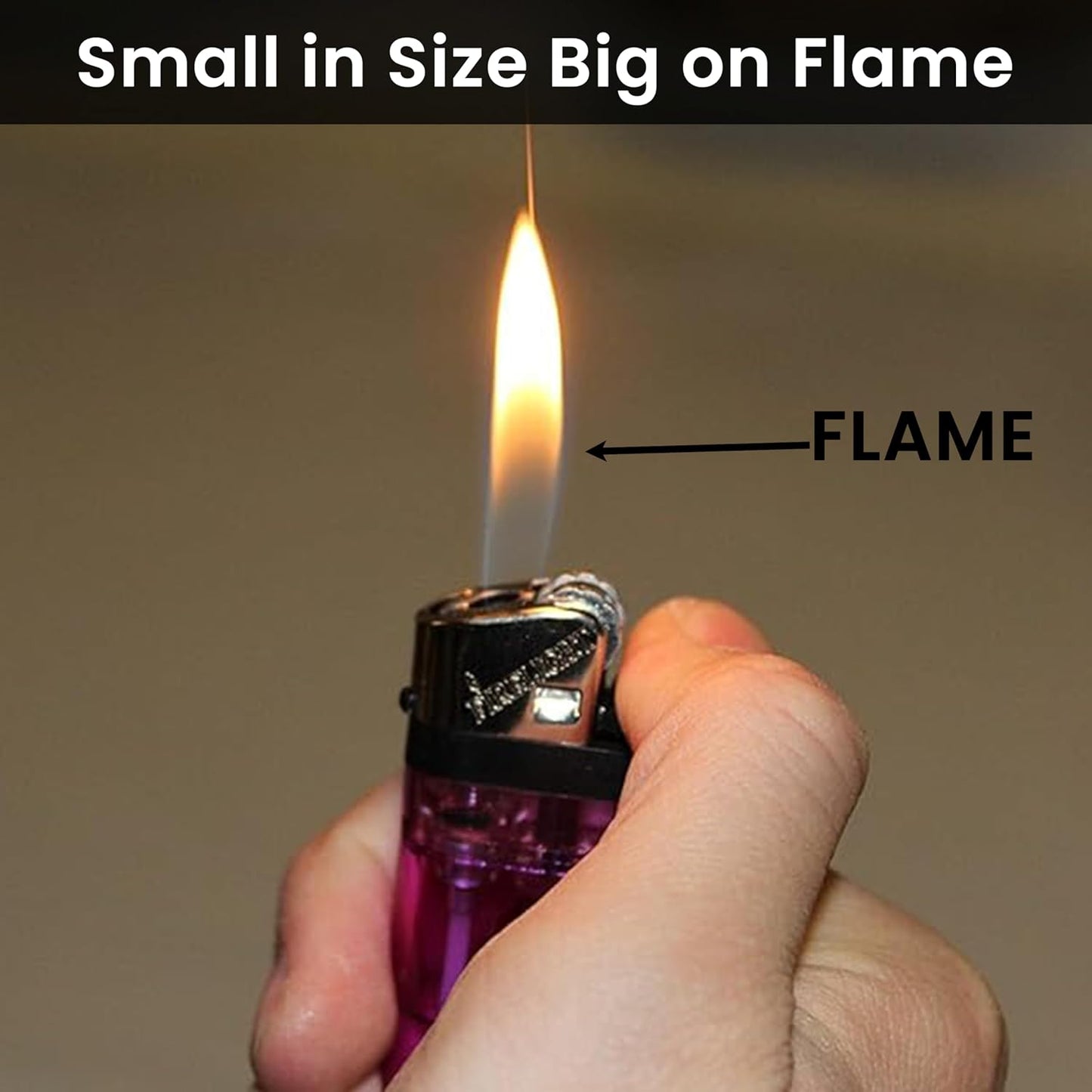 Aspect Multipurpose Disposable Lighters Pack of 20, Multipack Windproof Adjustable Long Lasting Flame, Child Safe Pocket lighters, Gas Lighters Use for Camping, Outdoor BBQ, Candle