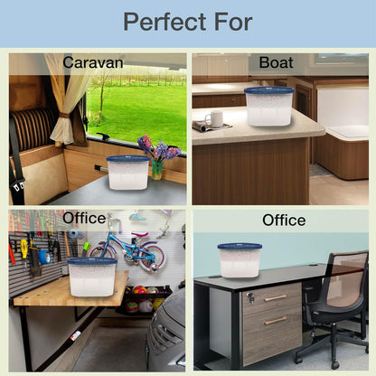 Aspect Dehumidifier Condensation Remover 500ml Moisture Absorber, Dehumidifiers for Damp, Mould, Moisture in Home, Kitchen, Wardrobe, Bedroom, Caravan, Office, Garage, Bathroom (20)