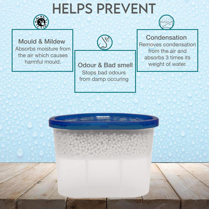 Aspect Dehumidifier Condensation Remover 500ml Moisture Absorber, Dehumidifiers for Damp, Mould, Moisture in Home, Kitchen, Wardrobe, Bedroom, Caravan, Office, Garage, Bathroom (20)