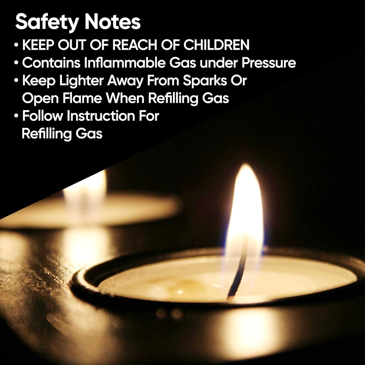 Aspect Refillable 3 xBBQ LIGHTERS Assorted Colour BBQ Gas Lighter | Use for Kitchen, Barbecue, Candles, Camping, Cooking, BBQs, Fireworks