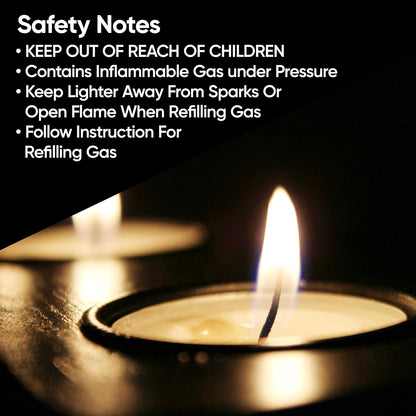 Aspect Refillable 3 xBBQ LIGHTERS Assorted Colour BBQ Gas Lighter | Use for Kitchen, Barbecue, Candles, Camping, Cooking, BBQs, Fireworks