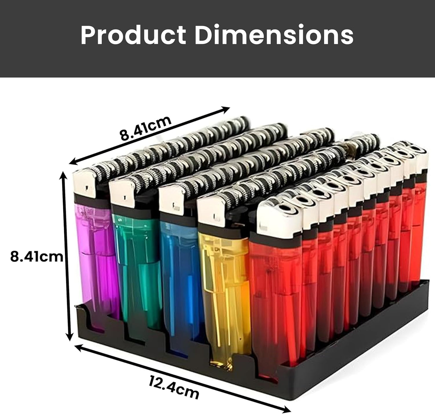 Aspect Multipurpose Disposable Lighters Pack of 20, Multipack Windproof Adjustable Long Lasting Flame, Child Safe Pocket lighters, Gas Lighters Use for Camping, Outdoor BBQ, Candle