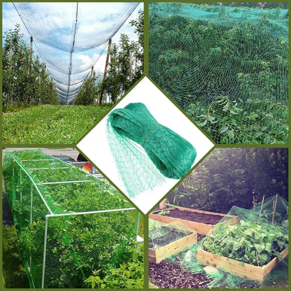 Fine Garden Netting, Plant, Veg, Fruit and Ponds Protection, Cat and Bird Proof Garden Net, Versatile Fine Mesh Garden Netting, Garden Fence Netting, Garden Accessories (1 Pack,10x2M