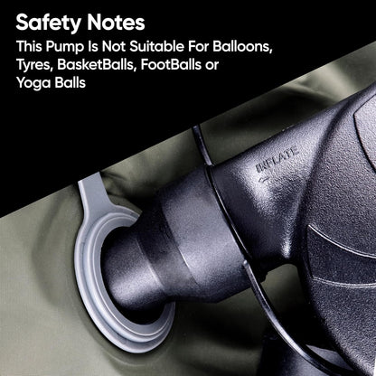 Fine Garden Electric Pump, AC 240V/150W/50Hz Portable Quick-Fill Air Pump with 3 Nozzles Perfect Inflator/Deflator Pumps Outdoor Camping,Inflatable Cushions,Air Mattress Beds,Boats,Swimming Ring,Black