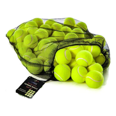 Aspect Practice Tennis Balls, Pressure less Training Exercise Tennis Balls with Easy Transport bag, Soft Rubber Tennis Balls Perfect for Beginners Training Lessons Pet Dog Playing Balls