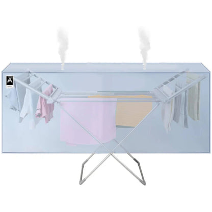 Aspect Heated Clothes Airer Cover Fold out winged Indoor | Low Running Cost Airer 12M drying space | Speed Drying (Heated AIrer Cover)