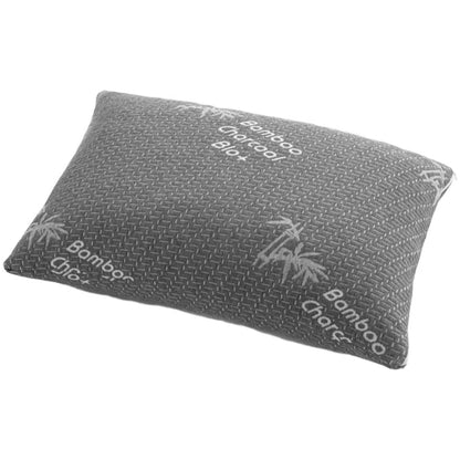 Aspect Bamboo Charcoal Luxury Memory Foam Pillow, Hypoallergenic, for Neck Pain Relief, Deep Sleep, Premium Support