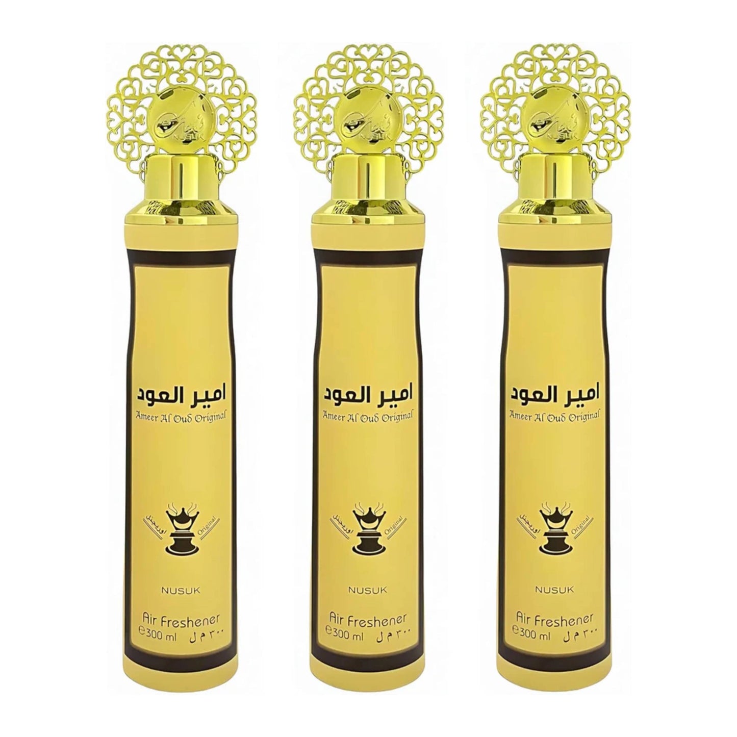 Luxtrous Long-Lasting Dubai Air Fresheners – Alcohol-Free Arabic Air Freshener for Home, Office, Hotel, Car & More | Arabian Air Freshener with Luxury Scent - 300 ml