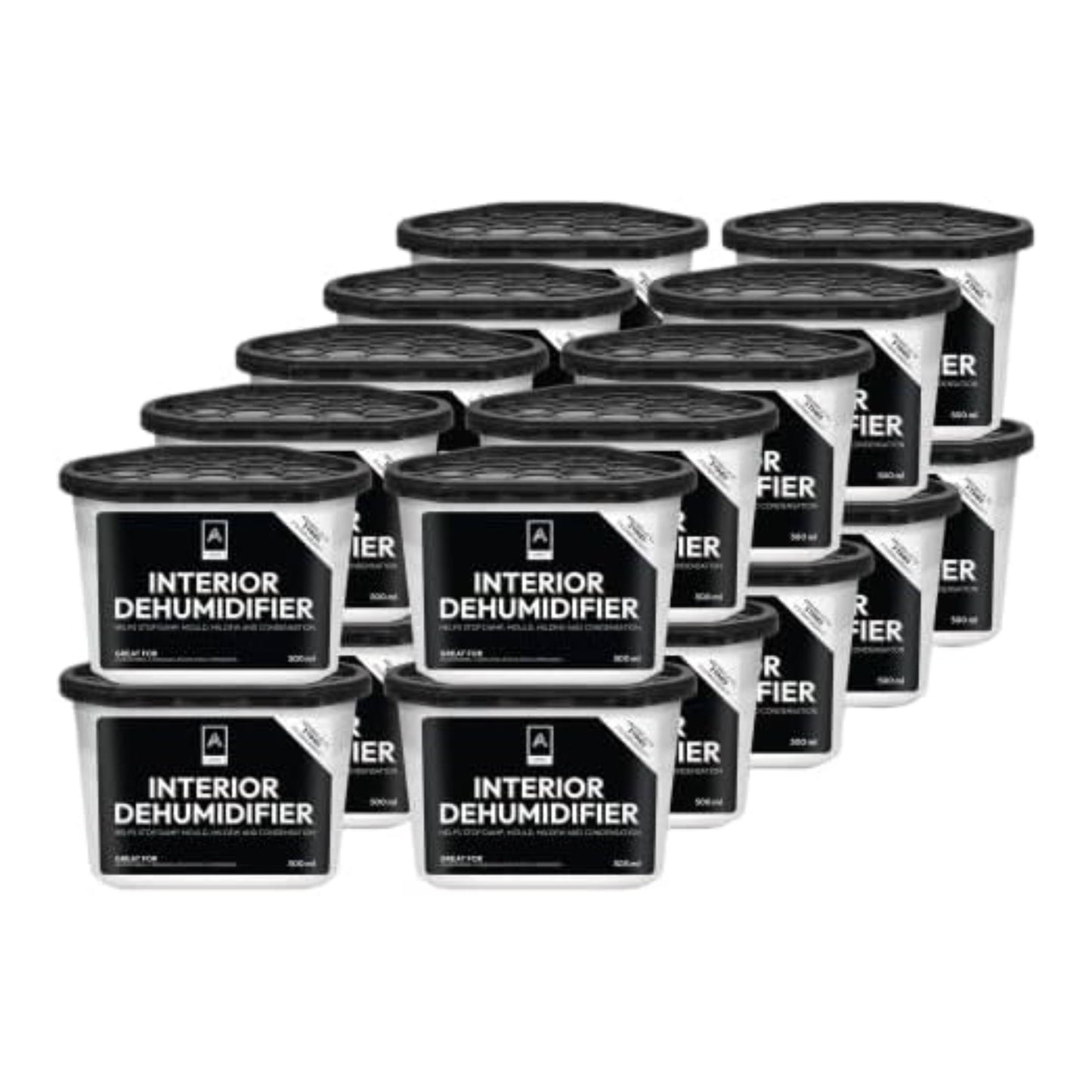 Aspect Dehumidifier Condensation Remover 500ml Moisture Absorber, Dehumidifiers for Damp, Mould, Moisture in Home, Kitchen, Wardrobe, Bedroom, Caravan, Office, Garage, Bathroom (20)